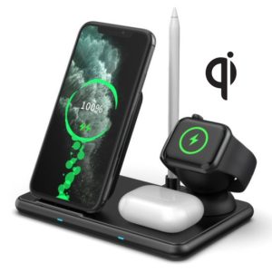 משטח משולב לטעינה אלחוטית QI עד 4